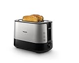 Philips Toaster – 2 Toastschlitze, 7 Stufen, Brötchenaufsatz, Auftaufunktion,...