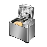 Brotbackautomat Bread Maker 1000G, Brotbackautomaten 650W Mit 19 Programmen...