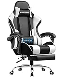 Gtplayer Bürostuhl Gaming Stuhl Massage Gaming Sessel Ergonomischer Gamer Stuhl...