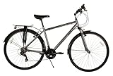 Bounty Country Hybrid Bike - Leichter Alu-Rahmen, 18-Gang-Shimano-Schaltung,...
