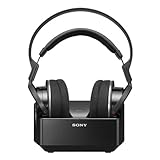 Sony Mdr-Rf855Rk Traditionelles Digitales Uhf-Headset, Schwarz, Uni