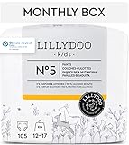 Lillydoo Pants, Größe 5 (12-17 Kg), 105 Windeln, Monatsbox