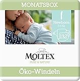 Moltex Pure &Amp; Nature Öko Windeln Größe 1 Newborn (2-5 Kg) Monatsbox - 132 Bio...