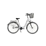 Hawk City Wave Deluxe Plus Inkl. Korb I Damenfahrrad 26 Zoll I Leichtes Damen...