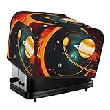 Sonnensystem Jupiter Saturn Print Toaster-Abdeckung, Brottoaster, Staubschutz,...