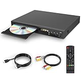 Hd-Blu-Ray-Player, Kompakter Blu-Ray Disc Player Hd 1080P Dvd Player Für Tv Mit...