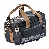 Basil - Miles - Grau/Schwarz - 8L - Gepäckträgertasche