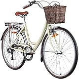 Galano Piccadilly 28 Zoll Damenfahrrad 7 Gang Citybike Stadt Fahrrad Damenrad...