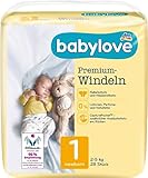 Babylove Feuchttücher Und Co (4Er Pack, Premium Windeln Gr. 1)