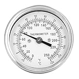 Edelstahl-Zifferblattthermometer Mit Zwei Skalen Für Koch- Und Grillbegeisterte