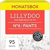 Lillydoo Hautfreundliche Pants, Größe 6 (15+ Kg), Monatsbox (95 Stück) (Fsc...