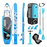 Bluefin Cruise Sup Board Set | Aufblasbares Stand Up Paddle Board | 6 Zoll Dick...
