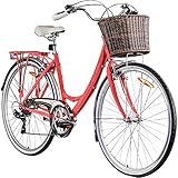 Galano Piccadilly 28 Zoll Damenfahrrad 7 Gang Citybike Stadt Fahrrad Damenrad...