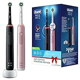 Oral-B Pro 3 3900 Elektrische Zahnbürste/Electric Toothbrush, Doppelpack, Mit 3...